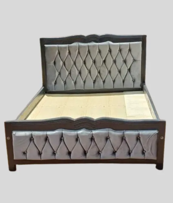 5 by 6 Grey Mocket Bed