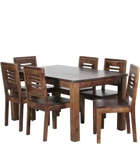 6 Seater Brown Dining Table