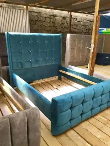 5 by 6 Blue Chester Bed