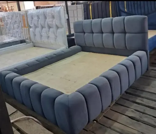 5 by 6 Grey Bubble Bed