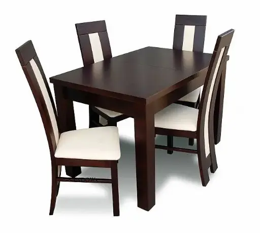 4 Seater Dark Brown Dining Table