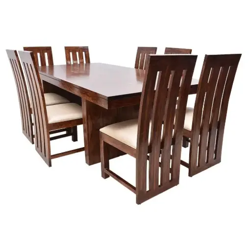 6 Seater Brown Dining Table