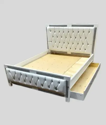 5 by 6 White Mocket Bed